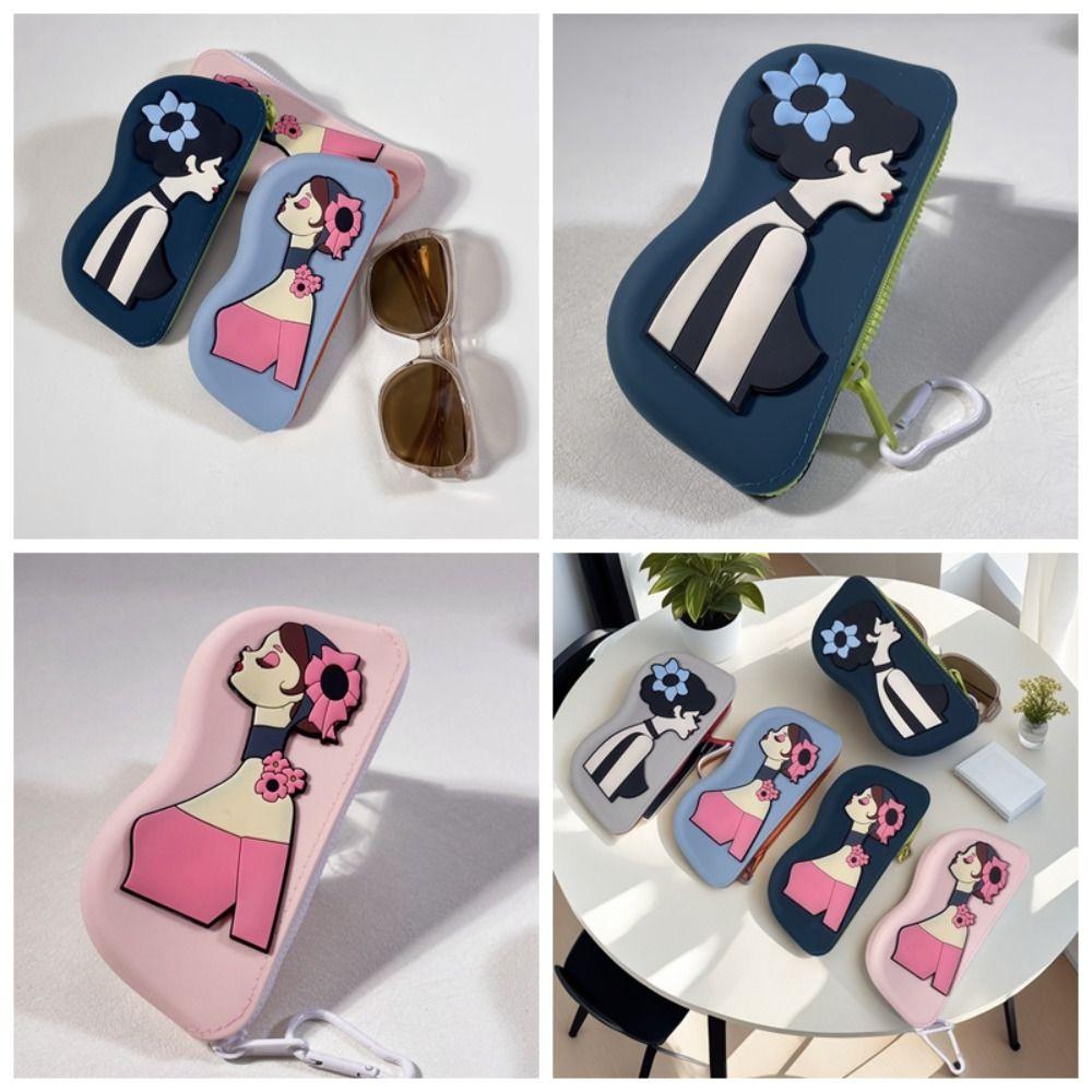 Водонепроницаемый силиконовый чехол для очков, многофункциональная сумка для мелочей, чехол для солнцезащитных очков