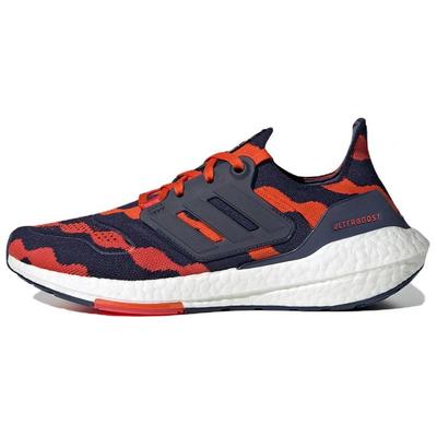 Marimekko x UltraBoost 22 Насыщенный красный темно-синий женские кроссовки Колледжский темно-синий Колледжский оранжевый GZ4794
