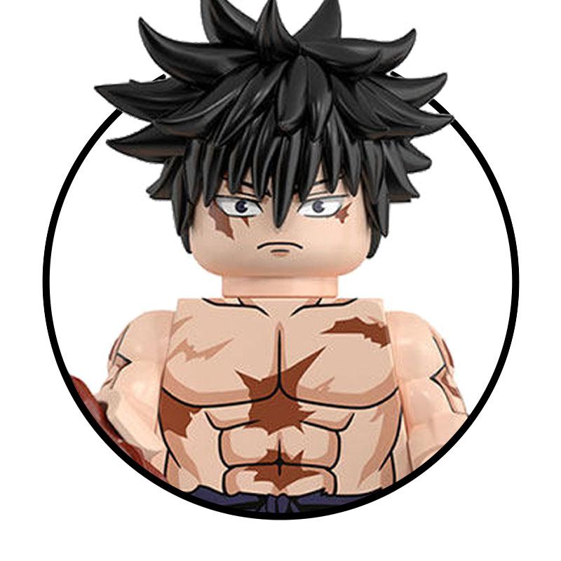 40pcs Jujutsu Kaisen Building Blocks Itadori Yuji Gojo Satoru Ryomen Mini Action Figure Accessories Christmas Gift for Kids