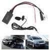 12Pin Bluetooth Audio Cable Car AUX Adapter Connector with Microphone Fit for Citroen Berlingo