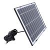 Солнечная панель для камеры видеонаблюдения Профессиональная Эффективная 10 Вт Маломощная Type C Двойной кронштейн Солнечное зарядное устройство для уличной камеры Аварийный свет