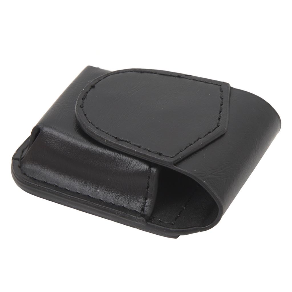 Чехол для зажигалки с поясным ремнем Держатель из ПУ Противоударный Мягкая подкладка Магнитная застежка Поясной чехол для зажигалки для улицы