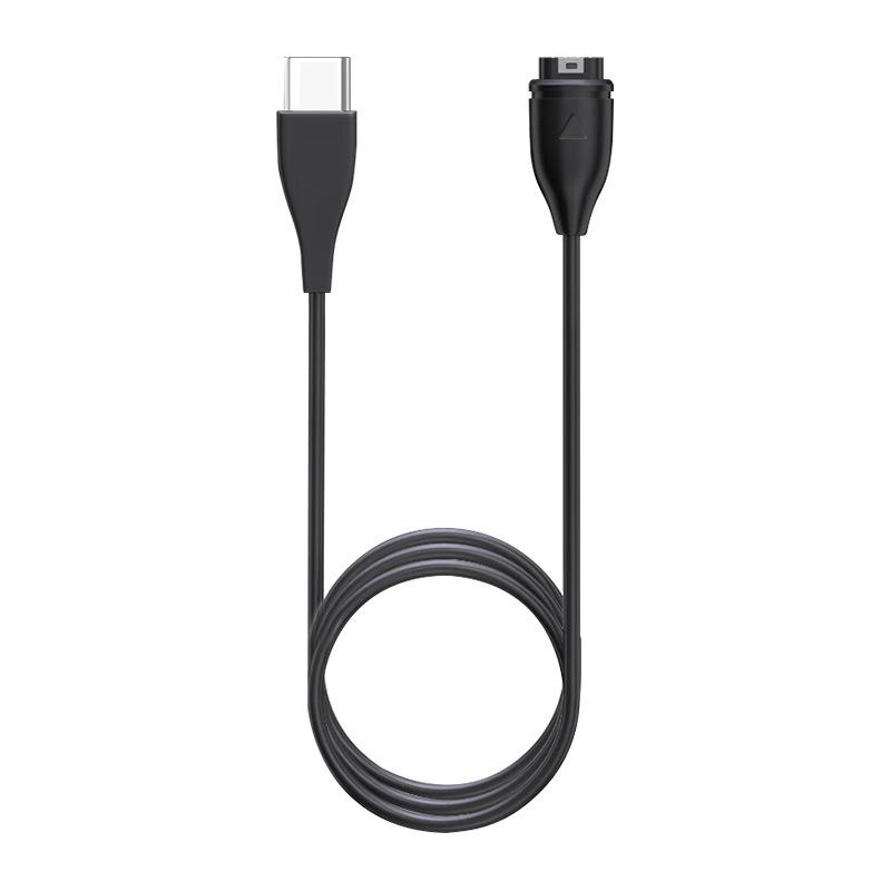 2Pcs 2-in-1 Charging Cable for Garmin Watch Fenix 8 7 7S Venu 2, Nylon Braided Type-C USB Magnetic Charger Cord with 90 Degree Angle Elbow
