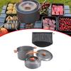 Camping Cooking Set with Lid and Compact Pot for Outdoor Adventures