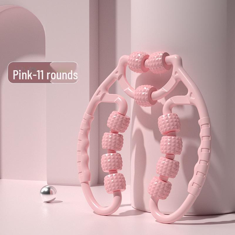 20-Wheel Double-Row Leg Clamp for Thigh Kegel and Leg Slimming Exercise