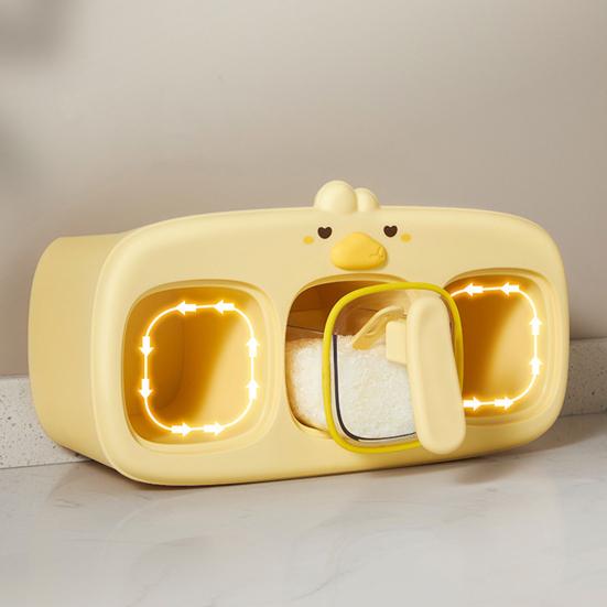 Wall-Mounted Spice Rack with Spoon Transparent Sealed Seasoning Dispenser Multi-Functional Spice Rack Box Jar Kitchen Storage Organizer