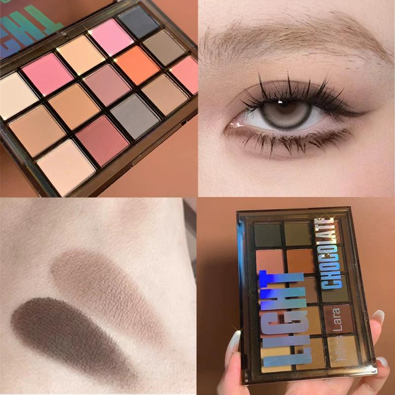 Ucanbe Multi-Color Eye Shadow Plate Macaron Dopamine Low Saturation Play Makeup Color Eye Makeup Makeup Artist Eye Makeup