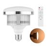 45W E27 LED Bulb Video Light Bi-color 3000K-6000K with Remote Control Wide Voltage AC110~235V for