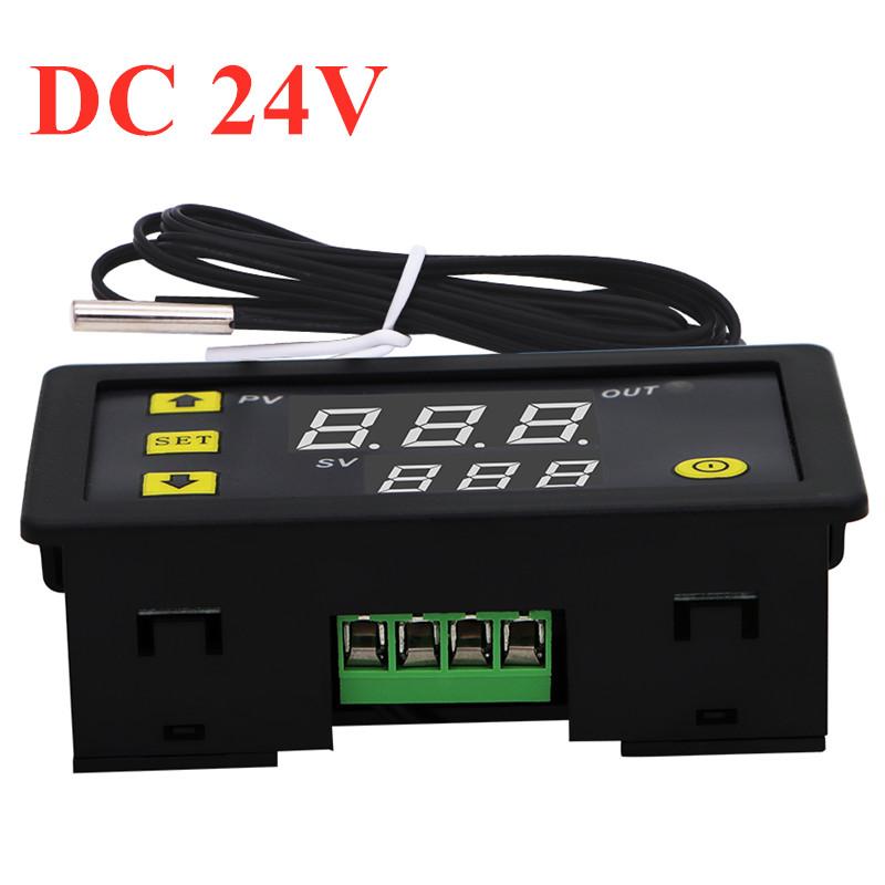 W3230 Микрокомпьютерный контроллер температуры 12 В 24 В переменного тока 110-220 В Цифровой термостат со светодиодным дисплеем Прибор управления отоплением и охлаждением