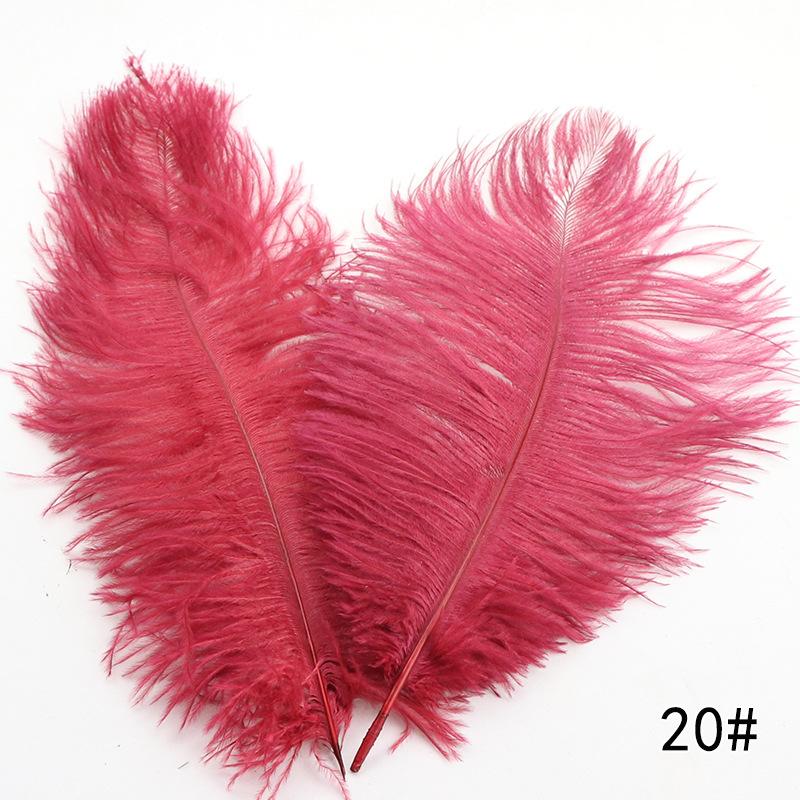 Высококачественные перья страуса 35-40 см разноцветные декоративные перья, перья для сценического оформления и цветочных композиций