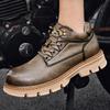 Мужская обувь из натуральной кожи на осень и зиму, ретро и высококачественные роскошные стили, для офиса или отдыха, для повседневной носки на улице