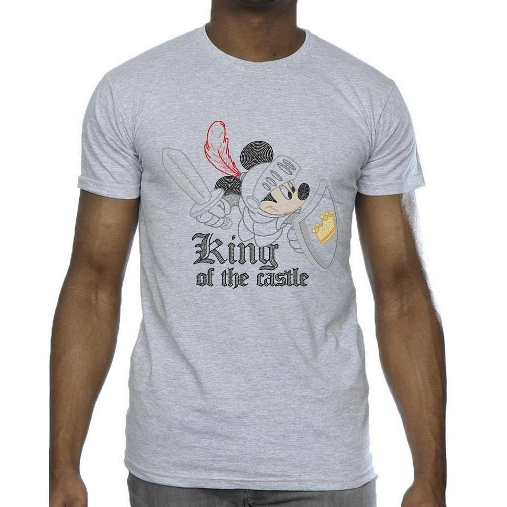 Disney Mens Mickey Mouse King Of The Castle T-Shirt