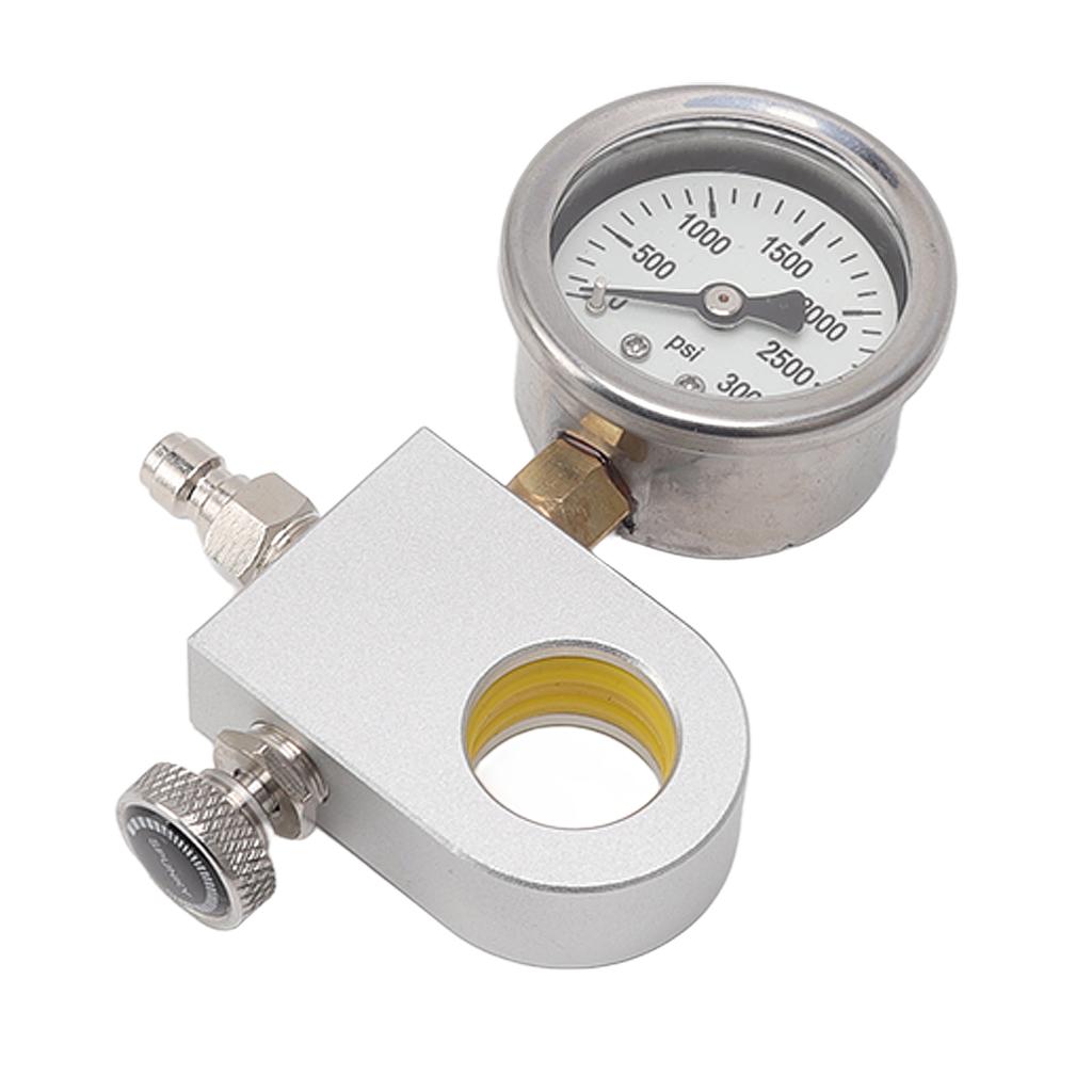CO2 Refill Adapter Carbonator Refill Quick Adapter Replacement with Pressure Gauge Release Valve