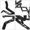 Universal Foldable Ukulele Violin Stand Bracket Adjustable Metal Holder for Ukuleles 4 4 3 4 1 2 1 4 Violins Black