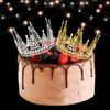 Детский день рождения торт украшение корона принцессы корона полный бриллиант круглая жемчужная корона выпечка