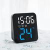 LED Digital Alarm Clock with Snooze, Brightness Dimmer and USB & Battery Powere for Bedrooms, Bedside, Desk