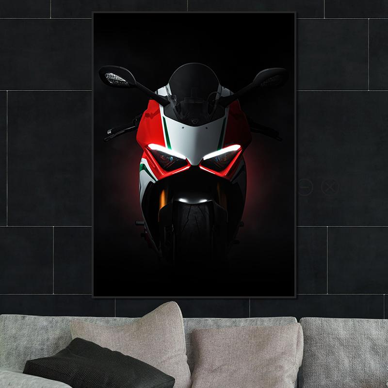 Moto Faces Posters and Prints S1000RR 3rd Gen Ninja ZX10R KRT CBR1000RR R SP Wall Art HD Picture Canvas Painting Room Home Decor