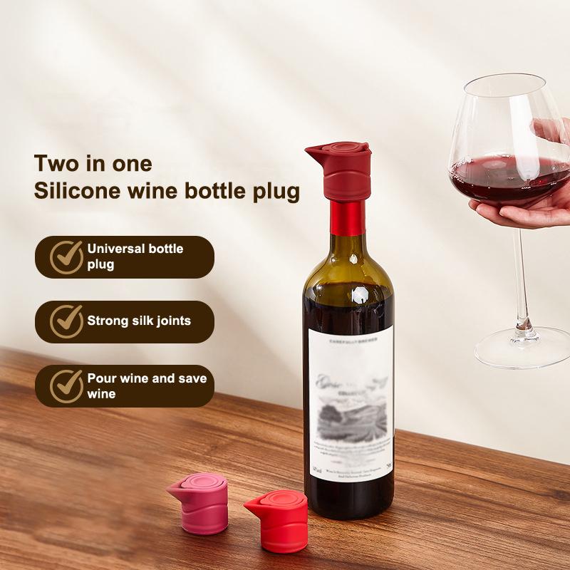 Мягкая силиконовая пробка для герметизации красного вина, пробка для шампанского, бытовая креативная пробка для сохранения свежести, герметичная пробка, винная, пищевого класса, многоцветная