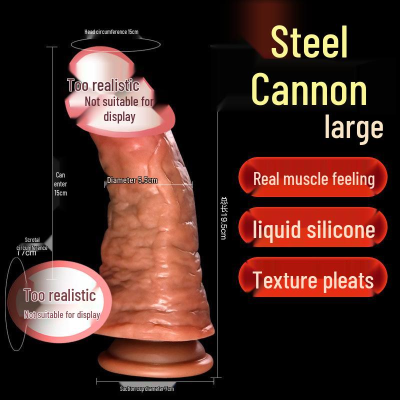 Силиконовый реалистичный дилдо и анальная пробка - Мягкая плоть Женская игрушка для мастурбации