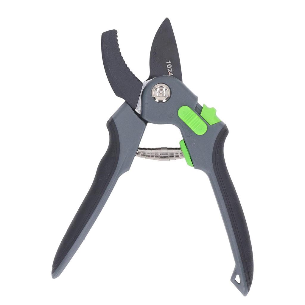 Ratchet Pruning Shears Heavy Duty Gardening Tool Tree Trimming Bypass Hand Pruner 8.5in for