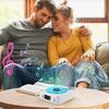 Маленький ретро Bluetooth-динамик с белым шумом, портативный, винтажный, для сна, сабвуфер с RGB-подсветкой
