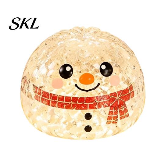 Stretchy Dumpling Toys 1/2/3/4Pcs Christmas Stress Relief Toy, Santa Snowman Reindeer Gingerbread Lollipop Sensory Squeeze Steamed Bun Fidget Toy for