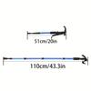Trekking Poles Ultralight 4-Section Adjustable, Non-Slip Grip Hiking Sticks for Men Women, Anti-Rust Aluminum Alloy