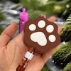 Paw Print Girl Shaped Ampoule Bottle Opener Keychain Rubber Cutter Aid Medication Vial Breaker Tool For Home Nurses And Doctors
