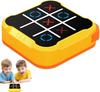Tic Tac Toe Bolt Game,  Educational Tic Tac Toe Handheld Puzzle Games, Portable Travel Games, Board Games As Gifts for Children and Adults (Yellow)