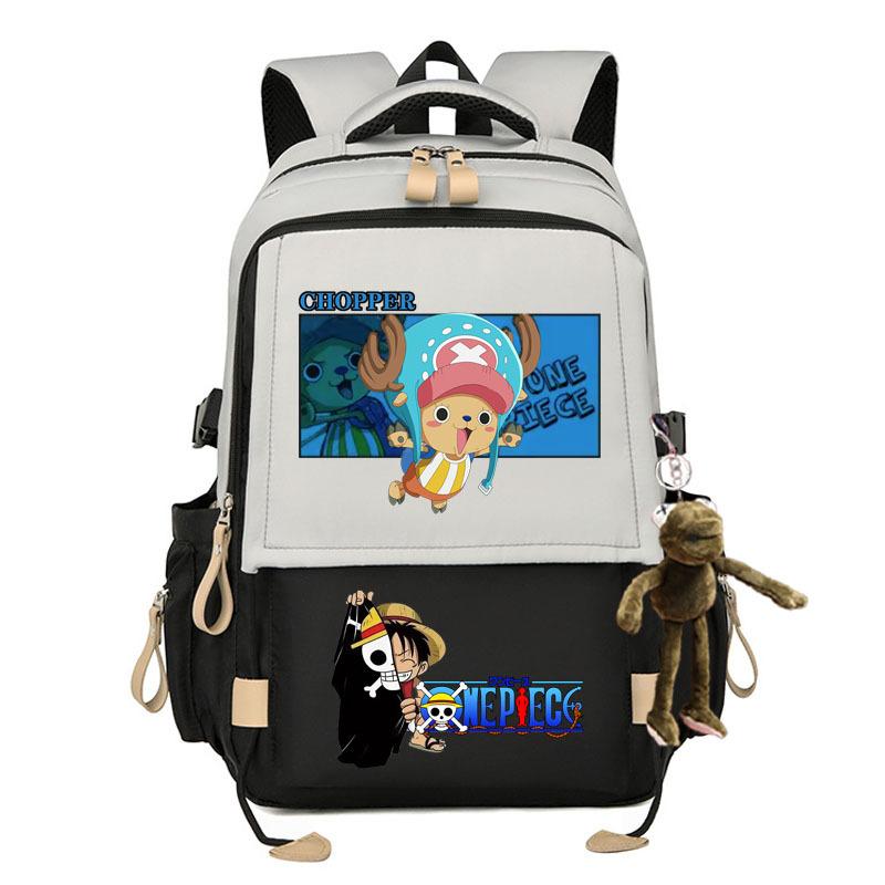 One Piece themed large-capacity stylish backpack for students. 7529 KTB
