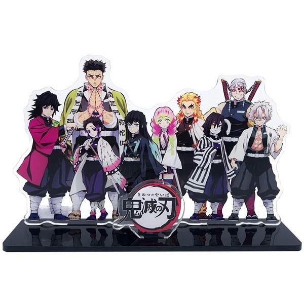 Аниме Demon Slayer стоячая фигурка Kimetsu No Yaiba настольная подставка миниатюрная фигурка декор