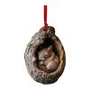 Christmas Animal Ornament Cartoon Forest Animal Hanging Decoration 2D Flat Acrylic Pendant for Christmas Tree Decor
