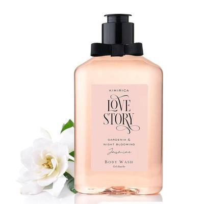 Kimirica Love Story Летний гель для душа Нежный отшелушивающий гель для душа | Глубоко очищает кожу 100% веганский продукт и не содержит парабенов Ночной цветущий жасмин