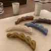 Solid Color Ponytail Holder Elegant Twist Hair Claw Hair Accessories Korean Banana Clip  Women