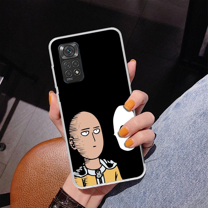 Чехол для телефона с аниме One-Punch Man для Xiaomi Redmi Note 15 14 13 12S 12 11 Pro Plus 14S 11S 11E 10 10S 11T 5G Персонализированный чехол Re