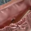 Bow Pleated Hand Bag Satin Fashion Underarm Bag Simple INS Shoulder Bag  Travel
