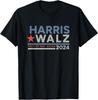 Harris Walz 2024 Kamala Harris Tim Walz Not Weird T-Shirt