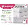 Pack Couette Blanrêve très chaude 260 x 240 + 2 Oreillers 60 x 60 "Confort" traité Anti Acarien Soft &amp; care