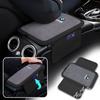 uylez5 Car Central Armrest Cushion Multifunction Storage Anti-slip Protective Pad For BMW X1 X2 X3 X4 X5 X6 F30 F34 E90 G20 F20 F21 E60