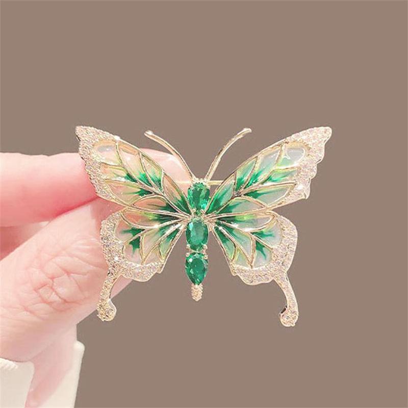 Новая модная женская брошь, брошь в стиле бабочки, роскошная брошь, студенческая брошь, брошь для одежды