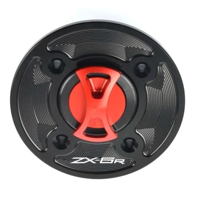 For Kawasaki ZX6R 636 ZX6RR 2019 2020 2021 2022 2023 2024 2025 Keyless Motorcycle Fuel Gas Tank Cap Cover