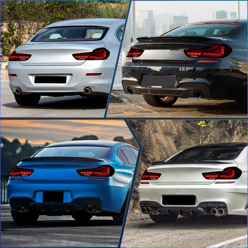 Задний фонарь серии Culon 3-го поколения M6 F12 F13 F06 Задний фонарь Драконья чешуя Бегущий указатель поворота Анимация открытия Полный светодиод ДЛЯ заднего фонаря M6 Красная линза