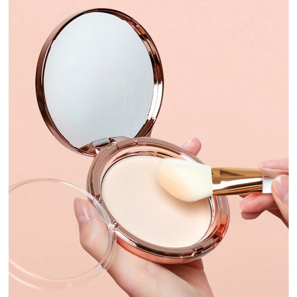 Makeup Helper Art Pact Original Professional Finish Rose Glitter Pact Powder 25 г, нет. 21 Натуральный бежевый, 1 шт.