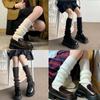 Korean Japanese Style Fashion Leg Warmer Cosplay Girls Autumn And Winter Long Thigh High Boot Loose Socks Set