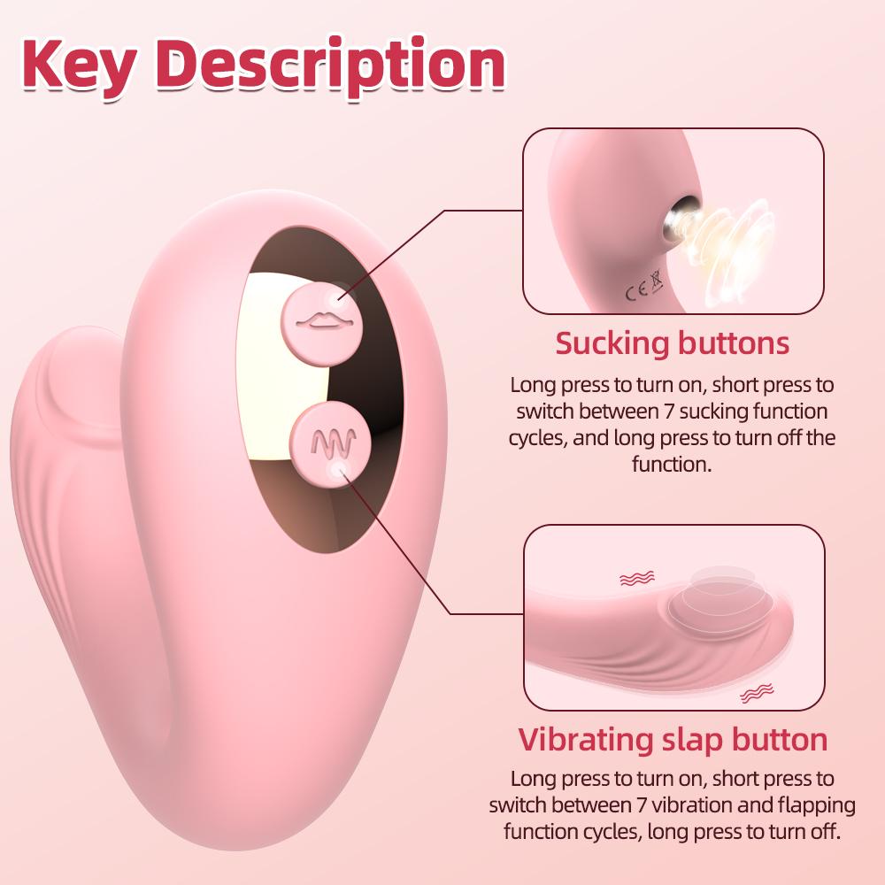 Adult Supplies Wearable Tapping Vibrator Nipple Stimulator Clitoris Sucker Vaginal Penetration Masturbator Sex Toys for Women