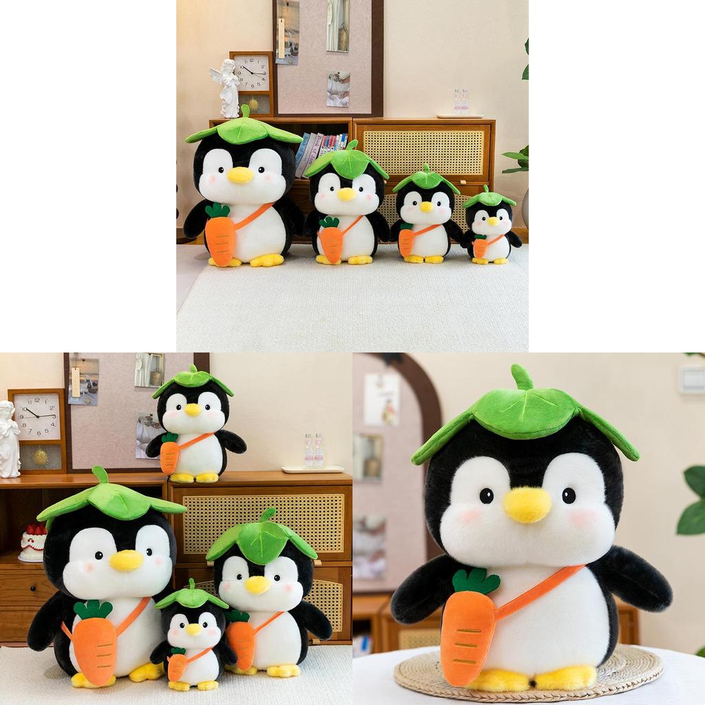Cartoon Penguin Stuffed Animal With Soft Plush Material For Childrens Sleep And Play