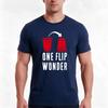 One Flip Wonder Tshirt Summer Casual Cotton Tee Oversized Streetwear Tops Vintage Graphic Print Loose Fit Short Sleeve