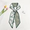 Silk Scarf, Long Strip, High-Feeling Headscarf, Headband, Hair Tie, Bag, Gift Streamer, Multi-Purpose Decorative Scarf, Belt, Silk Scarf.