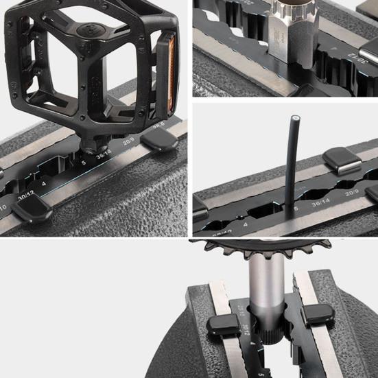1 пара тисков для велосипедного верстака, приспособление для ремонта велосипедной ступицы, педали, подвески, вилки, цепи, оси колеса