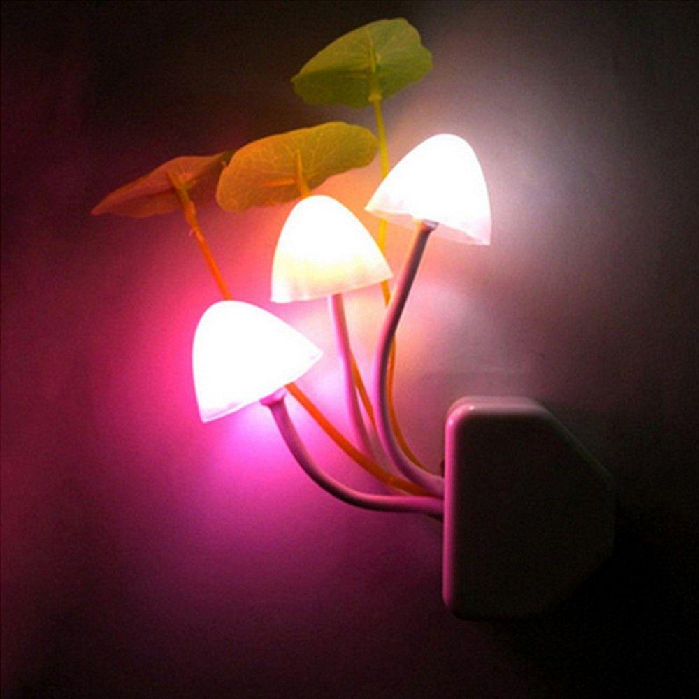 Dream Lights Decoration Control Bed Romantic Colorful Mushroom Light LED Lamp Sensor Control
